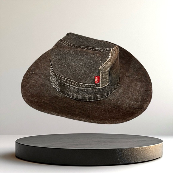 Levi's Dark Gray Denim Hat - Picture 4 of 7